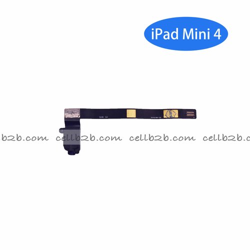Flex de Audio Jack para iPad Mini 4 A1538 A1550 Negro