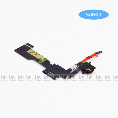 Cable Flex del Jack de Auriculares junto con Sim Slot para iPad 5 / iPad Air A1474 A1475 A1476 / iPad 9.7 2017 A1822 A1823