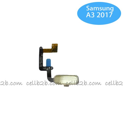 Flex de Boton Home para Samsung GALAXY A3 2017 A320F / A5 2017 A520F Dorado