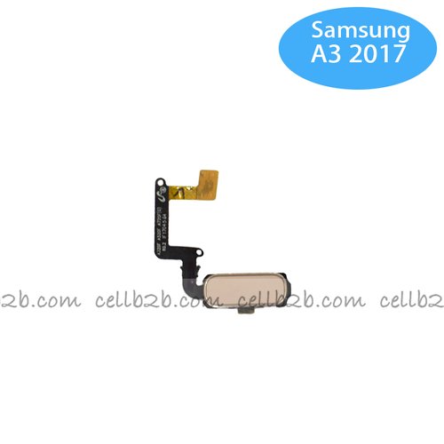 Flex de Boton Home para Samsung GALAXY A3 2017 A320F / A5 2017 A520F Rosa