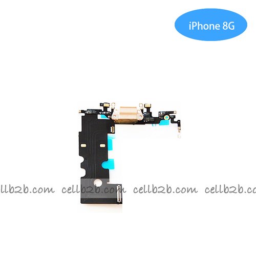 Flex de Carga Original para iPhone 8G Dorado