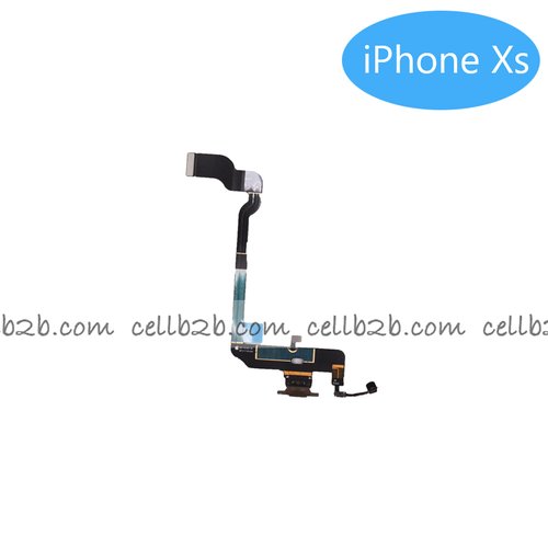 Flex de Carga para iPhone XS Dorado Original