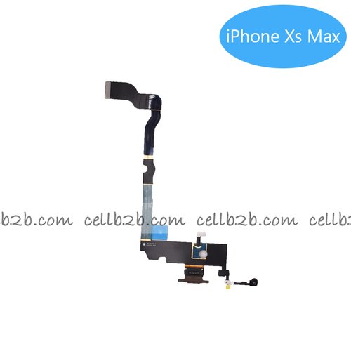 Flex de Carga para iPhone XS Max Dorado Original