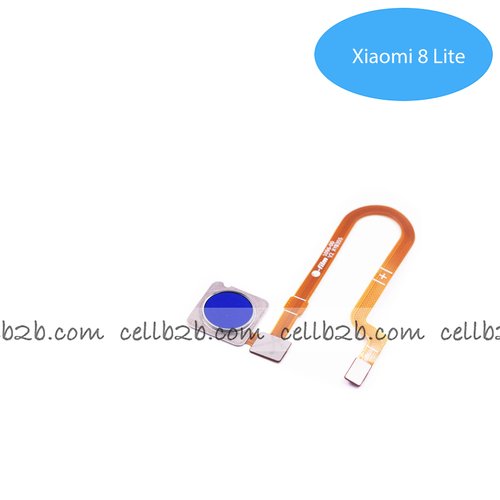 Flex de Lector de Huella para Xiaomi Mi 8 Lite Azul