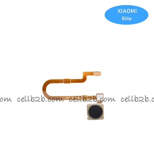 Flex de Lector de Huella para Xiaomi Mi 8 Lite Negro