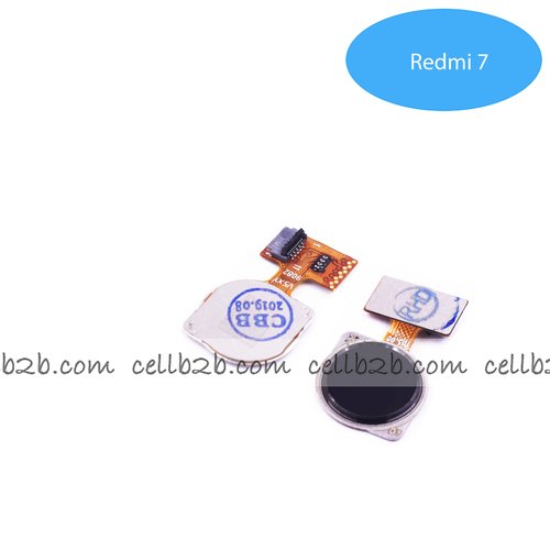 Flex de Lector de huella para Xiaomi Redmi 7 Negro