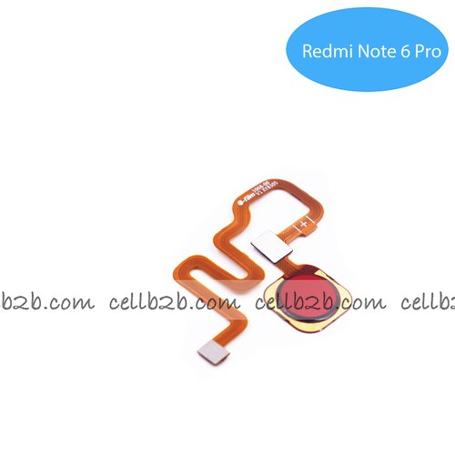 Flex de Lector de huella para Xiaomi Redmi Note 6 Pro Rojo