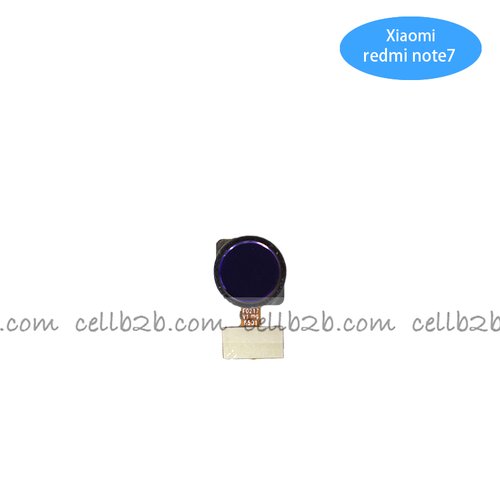 Flex de Lector de huella para Xiaomi Redmi Note 7 Azul