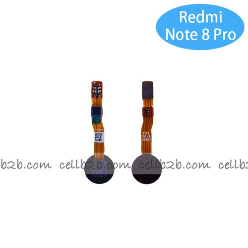 Flex de Lector de huella para Xiaomi Redmi Note 8 Pro Negro