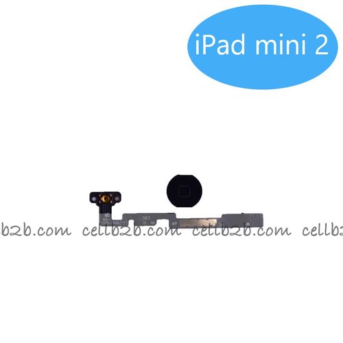 Flex del Botón Home para iPad Mini 2 A1489 A1490 A1491 Negro