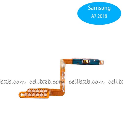 Flex Lector de Huella para Samsung A7 2018 A750F Negro
