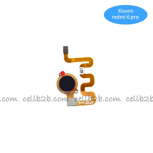 Flex Lector de Huella para Xiaomi Mi A2 Lite/ Redmi 6 Pro Negro