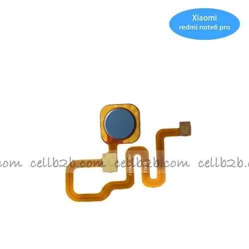 Flex Lector de Huella para Xiaomi Redmi 6 Pro /Xiaomi A2 Lite Azul