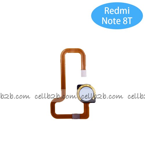Flex Lector de Huella para Xiaomi Redmi Note 8T Blanco