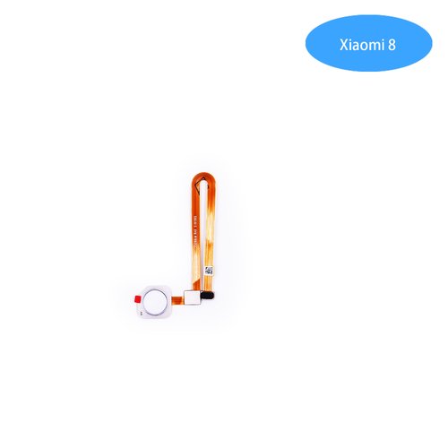 Flex Lector de Huella para Xiaomi Mi 8 Blanco