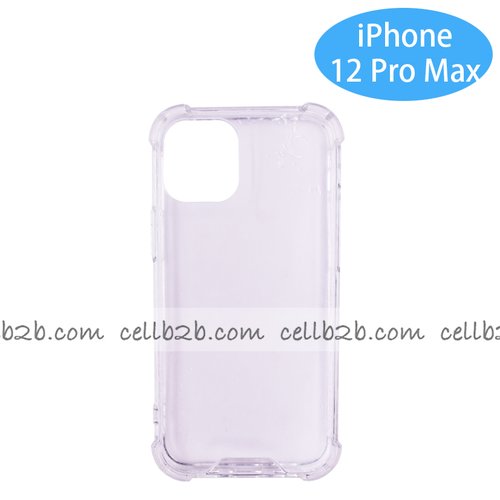 Funda Antigolpe para iphone 12 Pro Max 6.7 2020 Silicona Transparente PC+PTU
