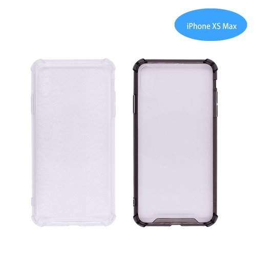 Funda Antigolpe para iphone XS Max Silicona Transparente PC+PTU