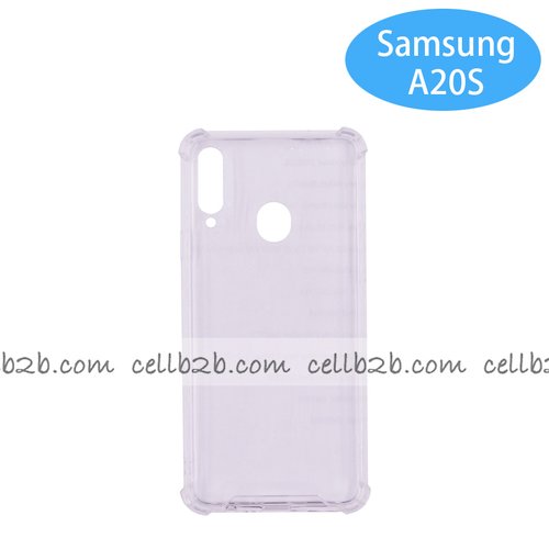 Funda Antigolpe para Samsung A20S Silicona Transparente PC+PTU