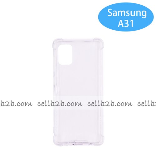 Funda Antigolpe para Samsung A31 Silicona Transparente PC+PTU