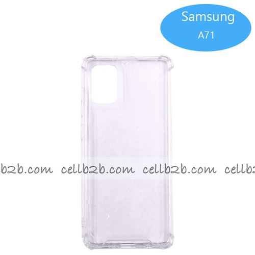 Funda Antigolpe para Samsung A71 Silicona Transparente PC+PTU