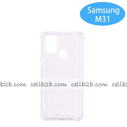 Funda Antigolpe para Samsung M31 Silicona Transparente PC+PTU