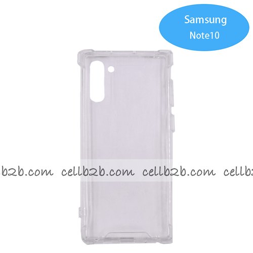 Funda Antigolpe para Samsung Note 10 Silicona Transparente PC+PTU