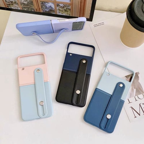 Funda con Correa de Muñeca Para Samsung Z Flip 6 / Z Flip 7 FE