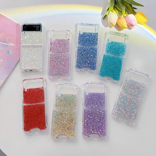 Funda Con Glitter Para Samsung Z Flip 3
