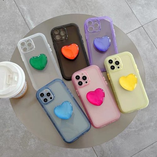 Funda con Soporte de Corazón para iPhone 12 Pro 6.1