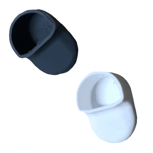 ES155 Funda de Goma para Gancho Guardabarros para Xiaomi Mi Electric M365 / M365 Pro / M365 Pro 2 / 1S / Lite
