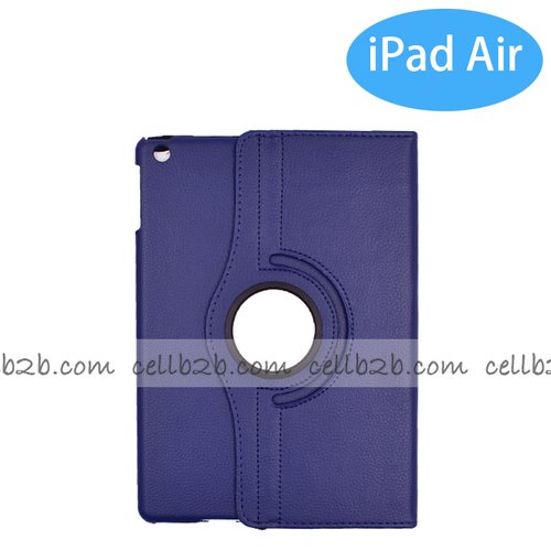 Funda para Tableta iPad 5 / Air 9.7 / New iPad 9.7 / iPad Pro 9.7 / New iPad 2018  Giratoria 360 Grados de Cuero PU