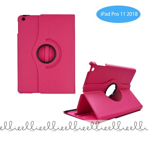 Funda para Tableta iPad Pro 11 2018 Giratoria 360 Grados de Cuero PU
