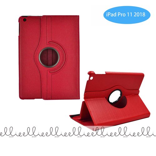 Funda para Tableta iPad Pro 11 2018 Giratoria 360 Grados de Cuero PU