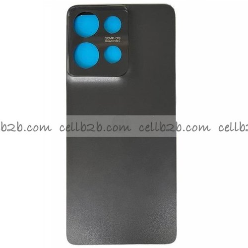 Tapa Trasera para Motorola G75 5G Negra/Gris