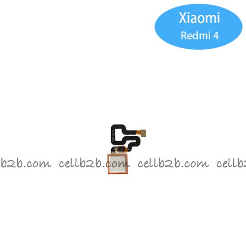 Home Boton Lector Huella para Xiaomi Redmi 4 Negro
