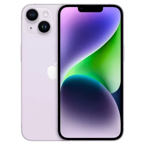 *Móvil iPhone 14 - 128GB Lila Grado A, Salud de Batería 85%+ SIM Física (USADO)