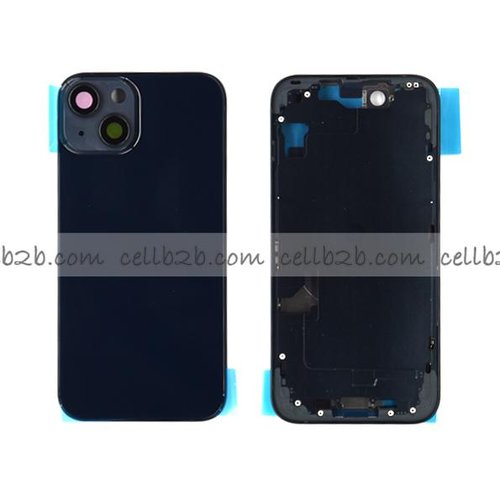 Tapa Chasis Con Bandeja iPhone 14 Negro Sin Recambios