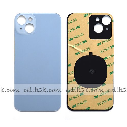 Tapa Trasera Cristal para iPhone 14 Plus Azul