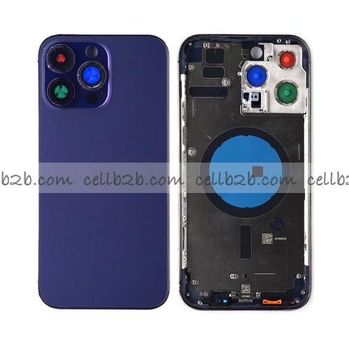Tapa Chasis Con Bandeja iPhone 14 Pro Max Lila Sin Recambios