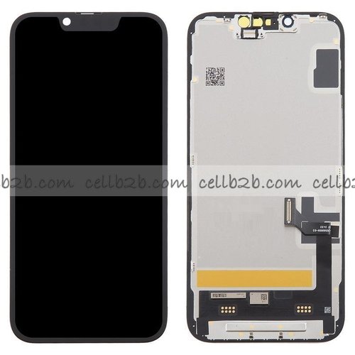 Pantalla iPhone 14 DD OLED Soft LCD+Táctil Negra Completa (Control IC Reemplazable)