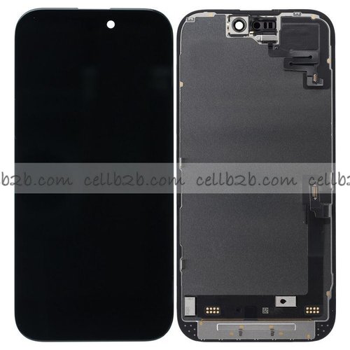 *Pantalla iPhone 16 MC OLED Soft LCD+Táctil Negra Completa (Control IC Reemplazable)