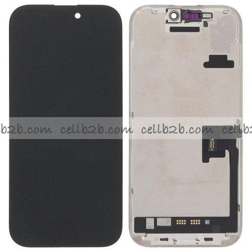 Pantalla iPhone 16 Pro DD OLED Dura LCD+Táctil Negra Completa (Control IC Reemplazable)