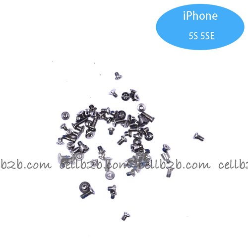Juego Completo de Tornillos para iPhone 5S/ 5SE Blanco