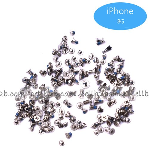Juego Completo de Tornillos para iPhone 8G / iPhone SE 2020 Blanco