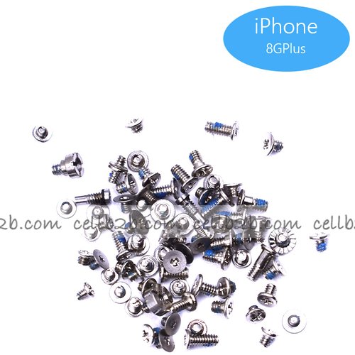 Juego Completo de Tornillos para iPhone 8G Plus Blanco
