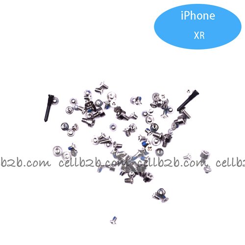 Juego Completo de Tornillos para iPhone XR Negro