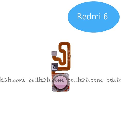 Lector de Huella para Xiaomi Redmi 6 Rosa