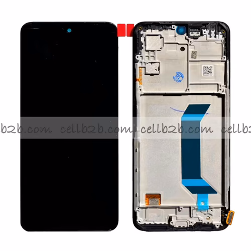 Pantalla Xiaomi Redmi Note 12 5G / Poco X5 5G CON Marco INCELL LCD+Táctil Negra Completa