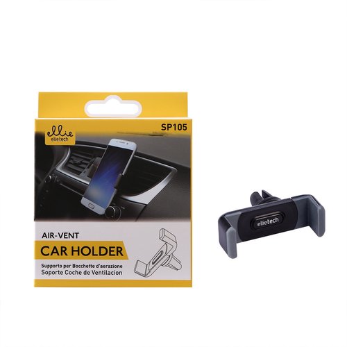 Ellietech SP105 Soporte 360° de Móvil para Coche en Rejillas del Aire