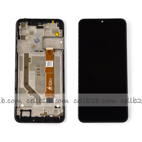 Original Nueva Pantalla Alcatel 1S 2020 OT5028 Con Marco Negra Completa LCD+Táctil
